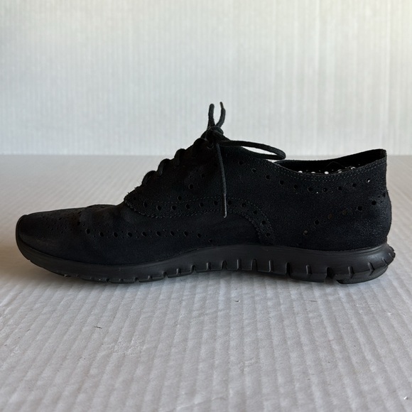 Cole Haan Black ZeroGrand Stitchlite Wingtip Oxfords - Picture 5 of 11
